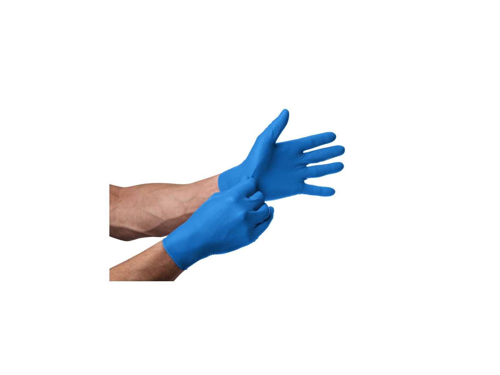 Rękawice GoGrip Blue XL Mercator Bezpudrowe A50